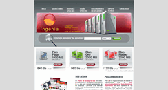 Desktop Screenshot of ingenialtda.com